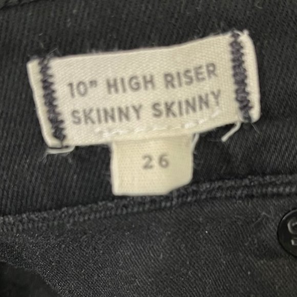 Madewell Bundle of 2 High Rise Black and Blue Skinny Jeans Size 26 - Picture 13 of 14